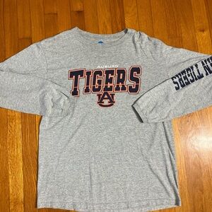 Vintage NCAA Gray Long Sleeve Tee - Auburn Tigers